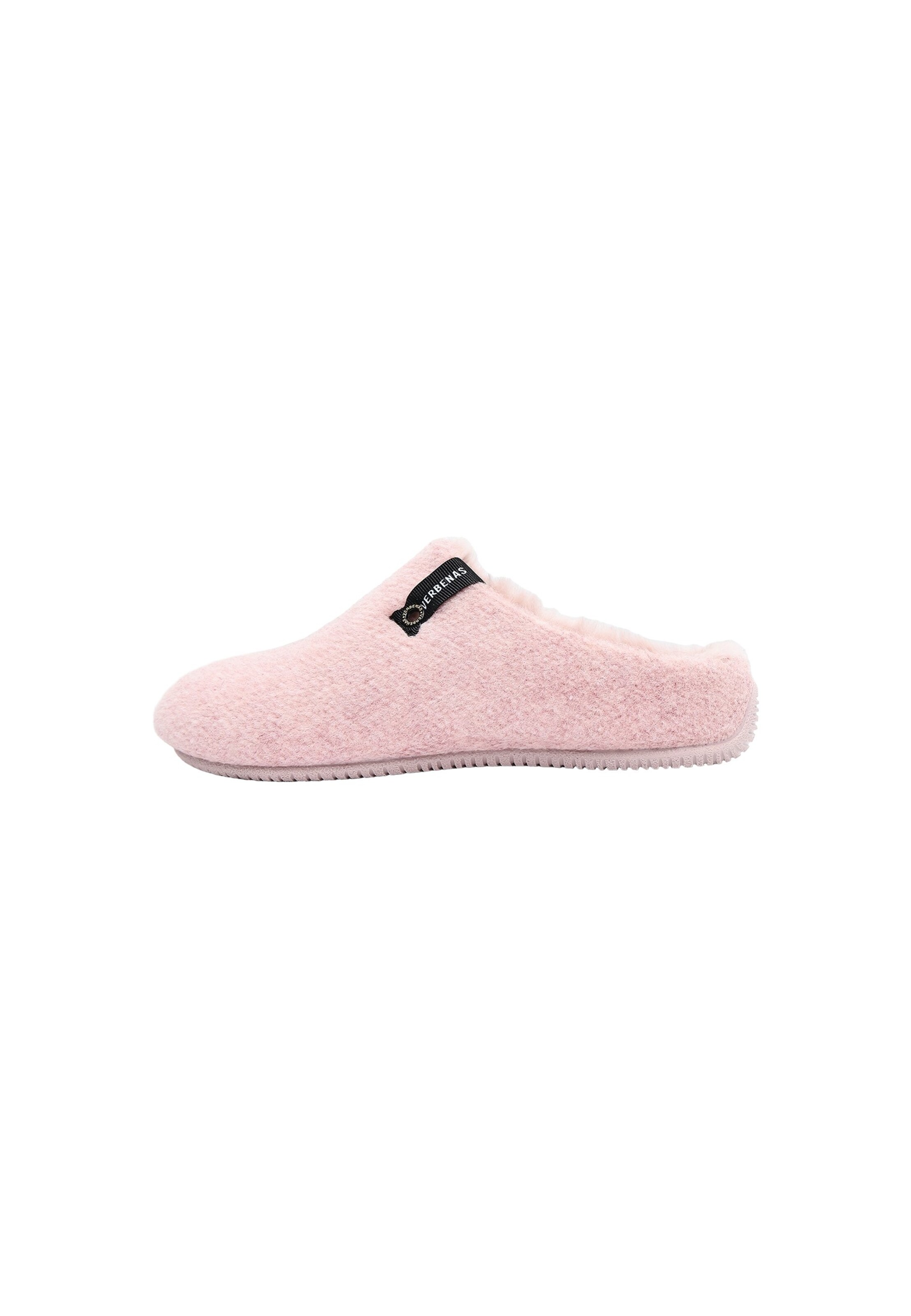 Pantoufle 'YORK' VERBENAS en rose : devant