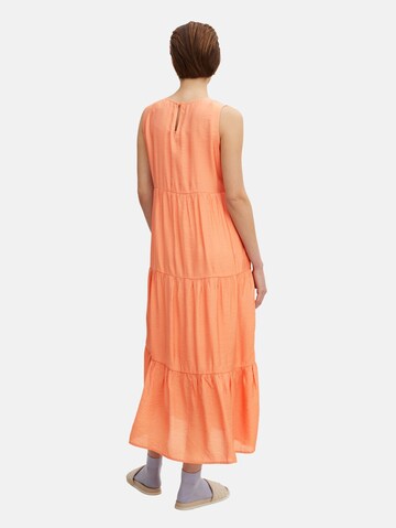 TOM TAILOR Summer Dress in Orange