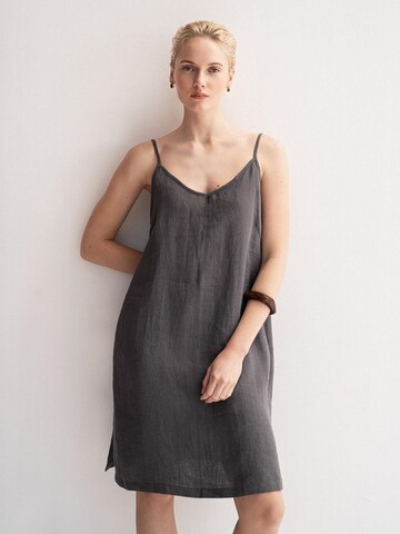 AmourLinen Dress 'Zoe' in Grey