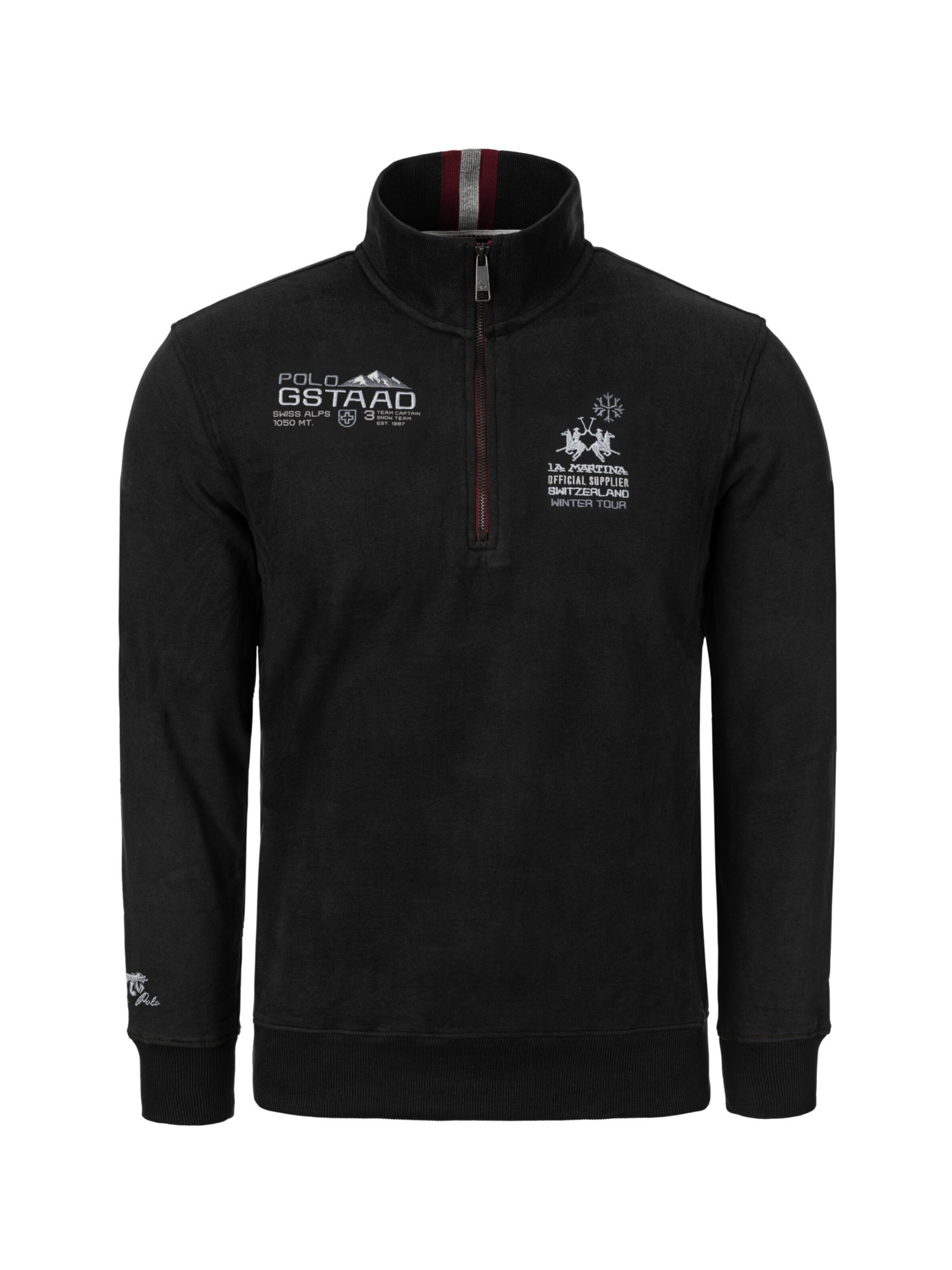 Pullover di La Martina in nero: frontale