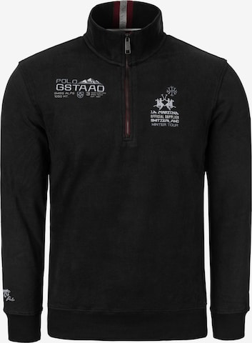 Pull-over La Martina en noir : devant