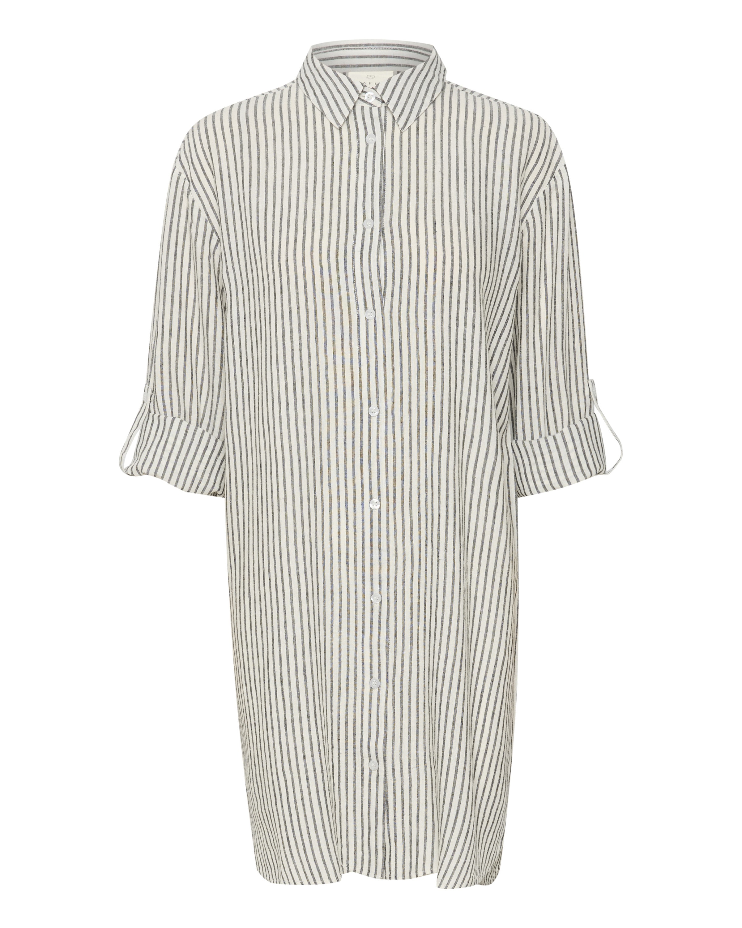 Kaffe Платье-рубашка 'Milia' в Белый: спереди