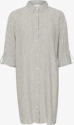 Kaffe Shirt Dress 'Milia' in White: front