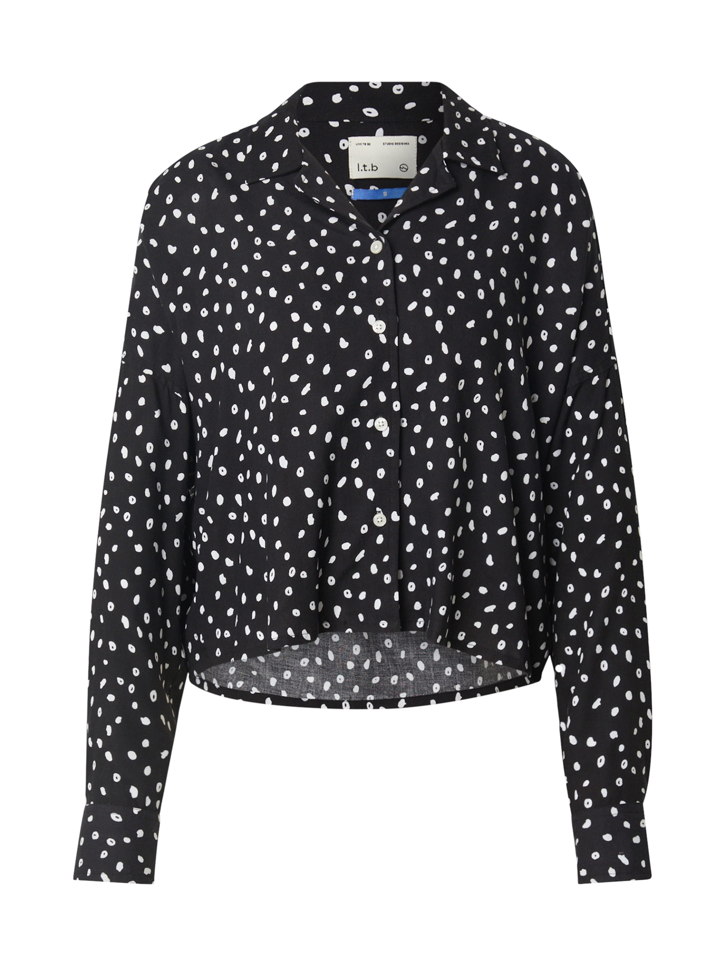 LTB Blouse 'ENIKOSE' in Zwart: voorkant