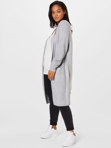 Vero Moda Curve Knit Cardigan 'Doffy' in Grey