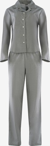SEIDENSTICKER Pyjama ' Langarm ' in Grau: front