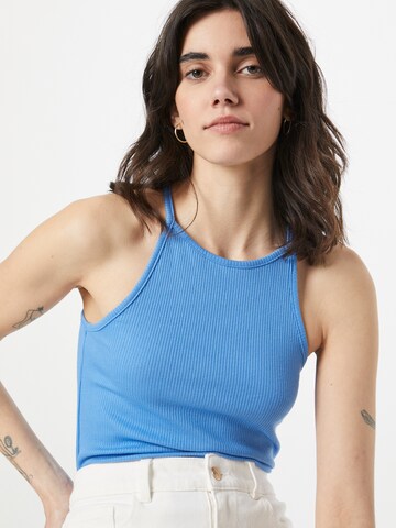 PIECES - Top 'OSTINA' em azul