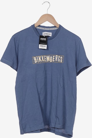 BIKKEMBERGS Shirt in XL in Blue: front