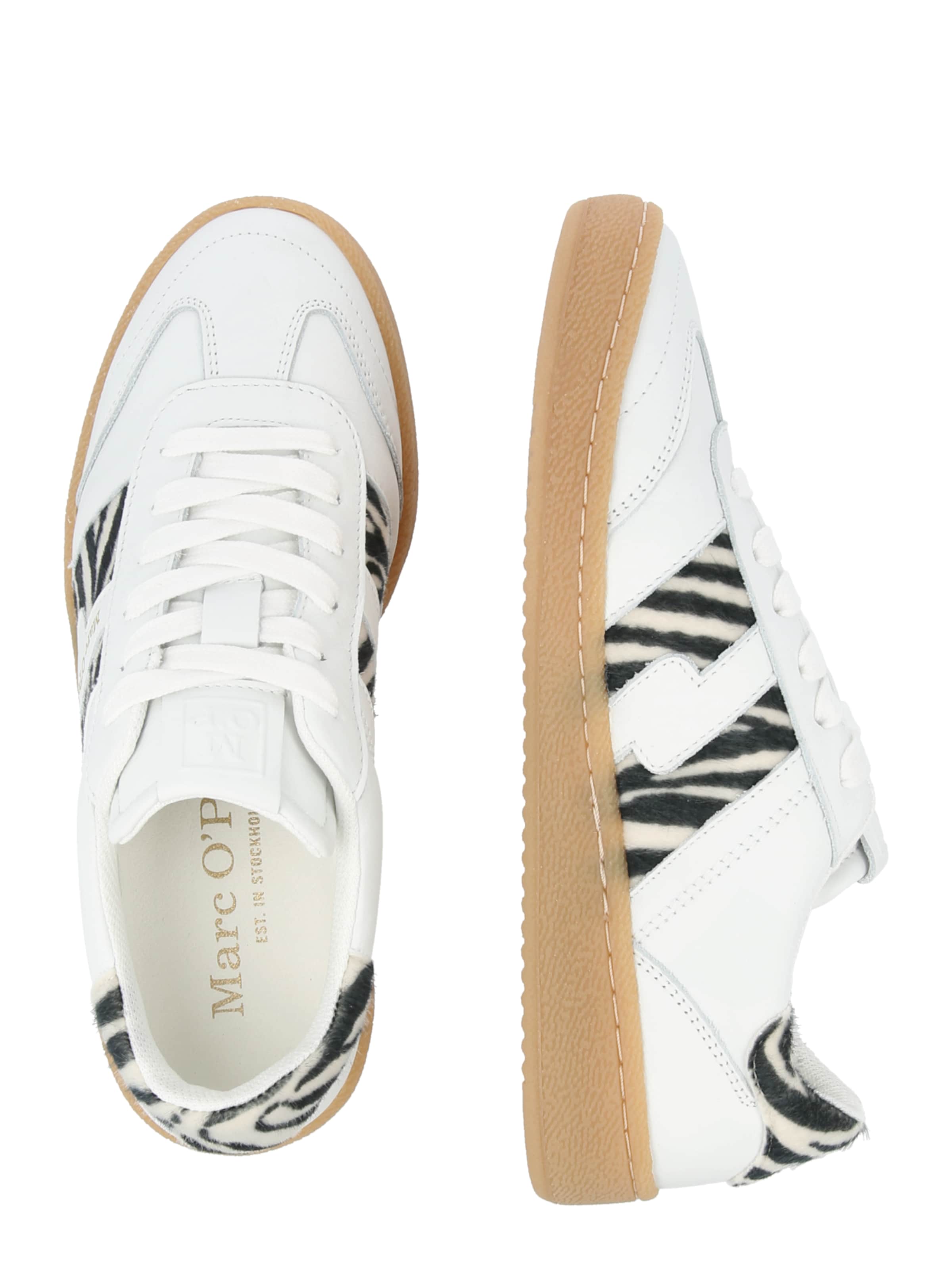 Baskets basses Marc O'Polo en blanc