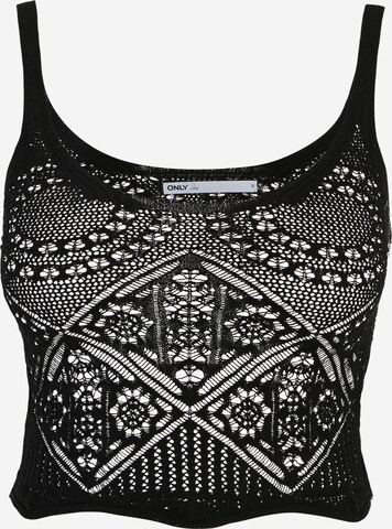 Tops en tricot 'KATIE' Only Petite en noir : devant