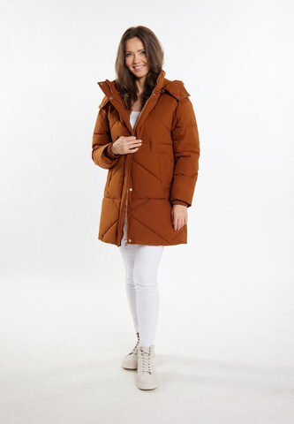 usha WHITE LABEL Winter coat in Brown