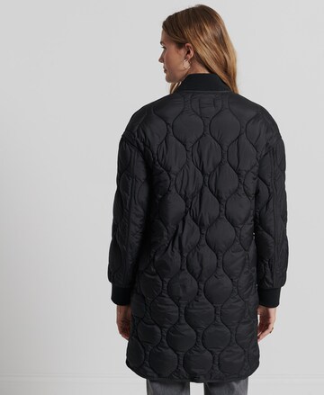 Manteau mi-saison Superdry en noir