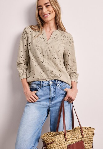 STREET ONE Bluse in Beige