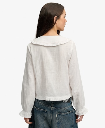 Chemisier Superdry & Co en blanc