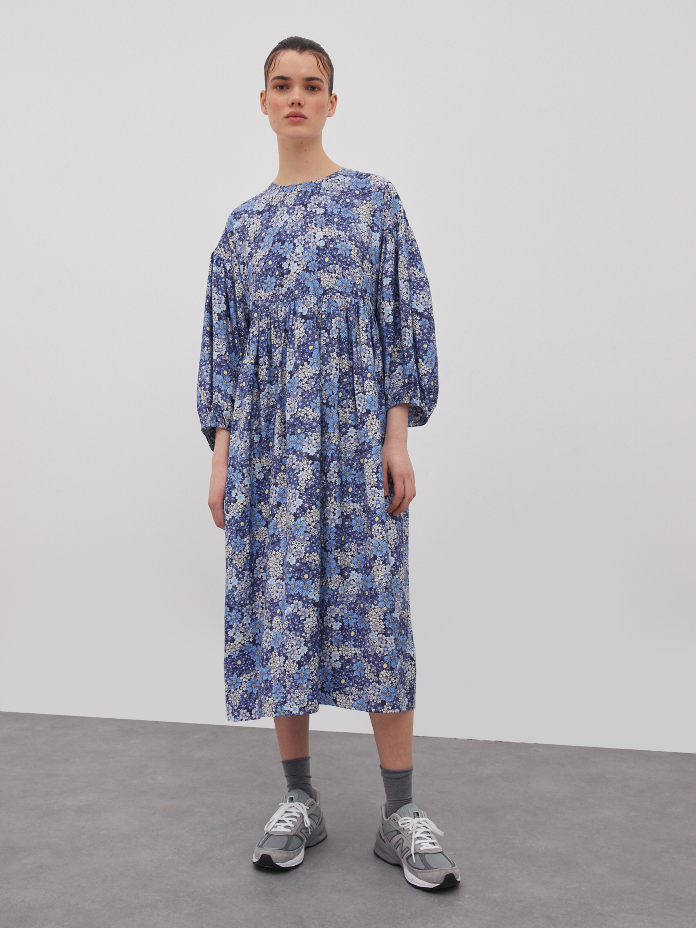 Frauen Kleider EDITED Kleid 'Trixi' in Blau, Marine, Hellblau - HL53734