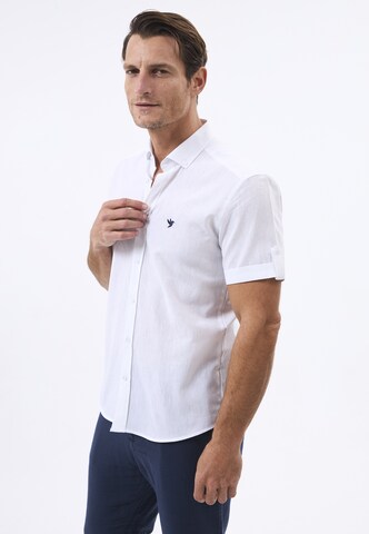 Coupe regular Chemise Felix Hardy en blanc