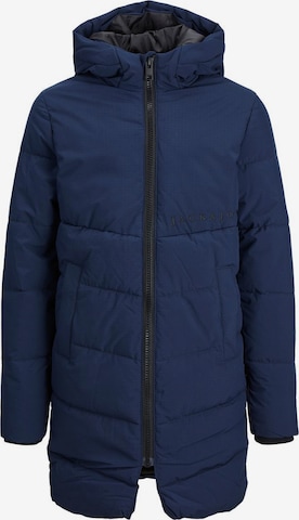 Jack & Jones Junior Winter Jacket 'Copenhagen' in Blue: front