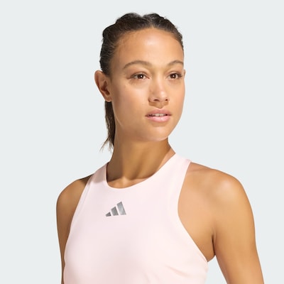 ADIDAS PERFORMANCE Haut de sport en XS en rose pastel / argent, Vue avec produit