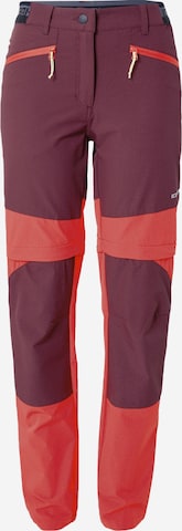 ICEPEAK Spodnie outdoor 'BRADLEY' w kolorze czerwony: przód