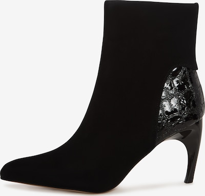 Botine pe 36 CESARE GASPARI pe negru, Vizualizare produs