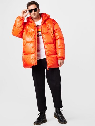 WEEKDAY Zimná bunda 'Ruben' - oranžová