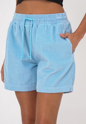 FRESHLIONS Regular Trousers 'Mira' in Blue