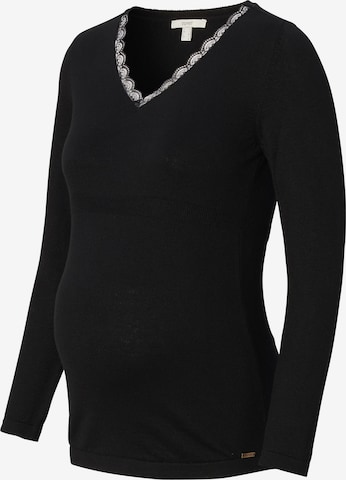 Esprit Maternity Sweater in Black: front