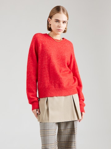 NÜMPH Sweater 'RIETTE' in Red: front