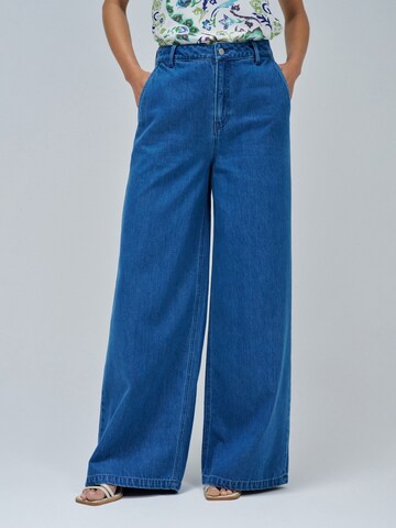 Salsa Jeans Regular Chino trousers in Blue: front