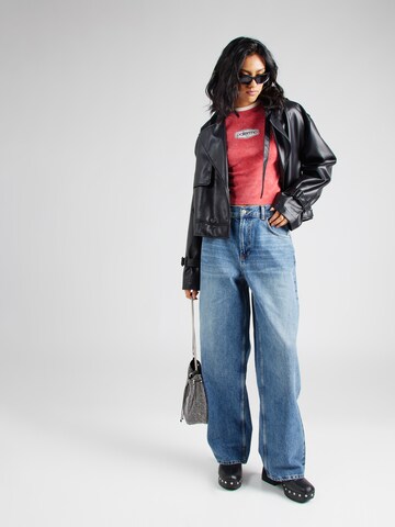 TOPSHOP Shirts 'Palermo' i rød