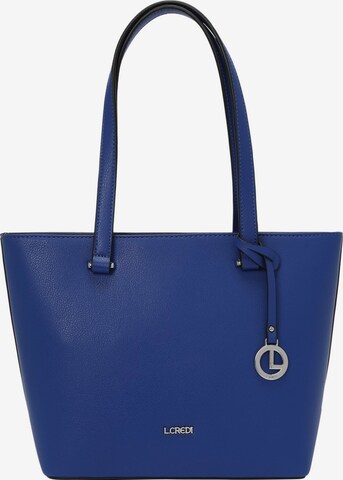L.CREDI Handtasche 'Filippa' in Blau: predná strana