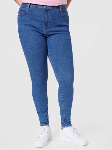 Levi's® Plus Skinny Jeans '720™ High Rise Super Skinny' in Blau: predná strana