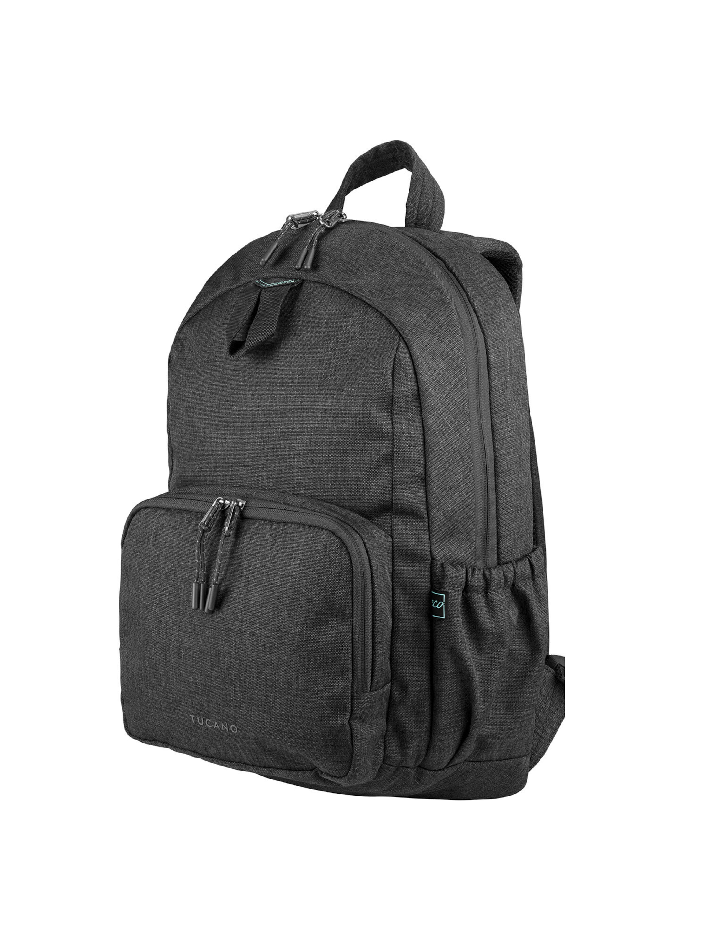 TUCANO Backpack in Black: front