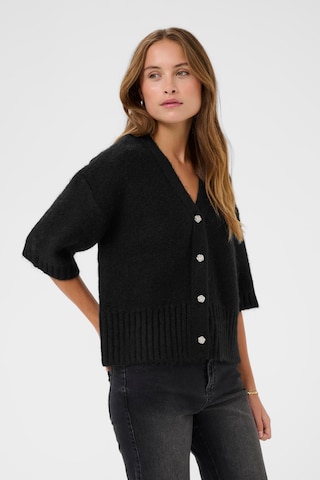 Kaffe Gebreid vest in Zwart