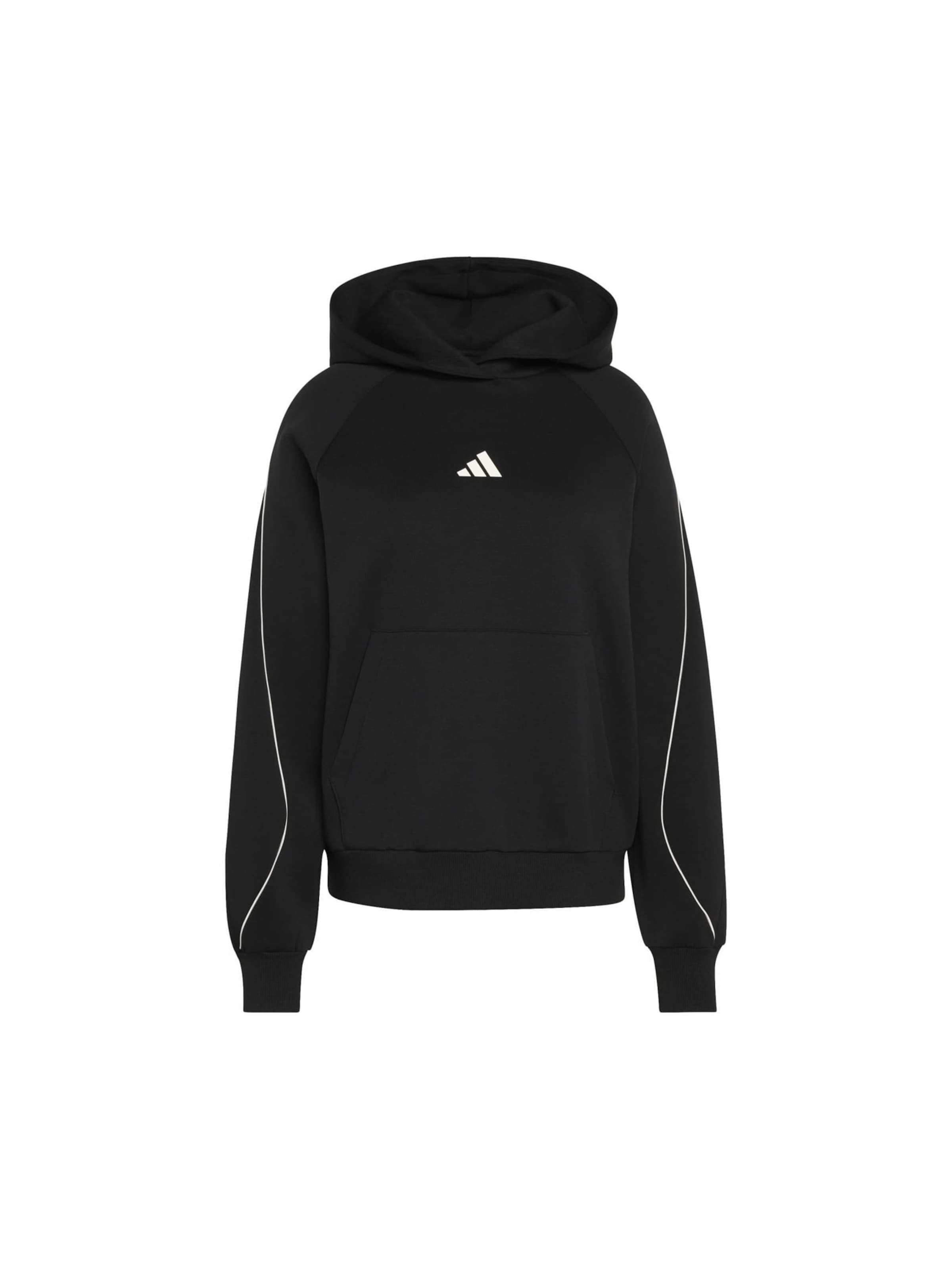 Hanorac sport 'STADIUM' de la ADIDAS SPORTSWEAR pe negru: față