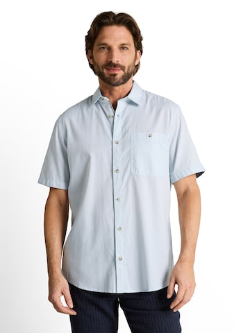 TOM TAILOR Regular fit Риза в синьо: отпред