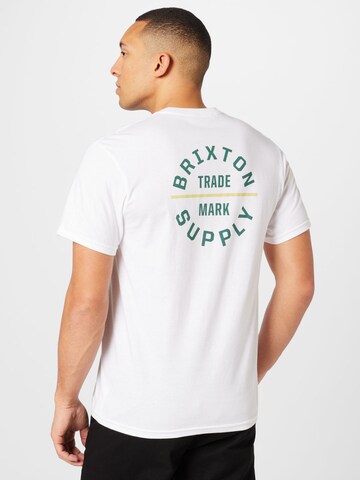 Tricou 'OATH' de la Brixton pe alb