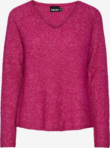 PIECES Pullover 'PCEllen' i pink: forside