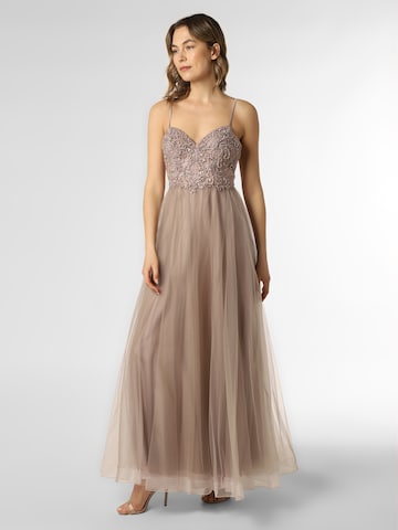 Laona Evening Dress in Beige: front