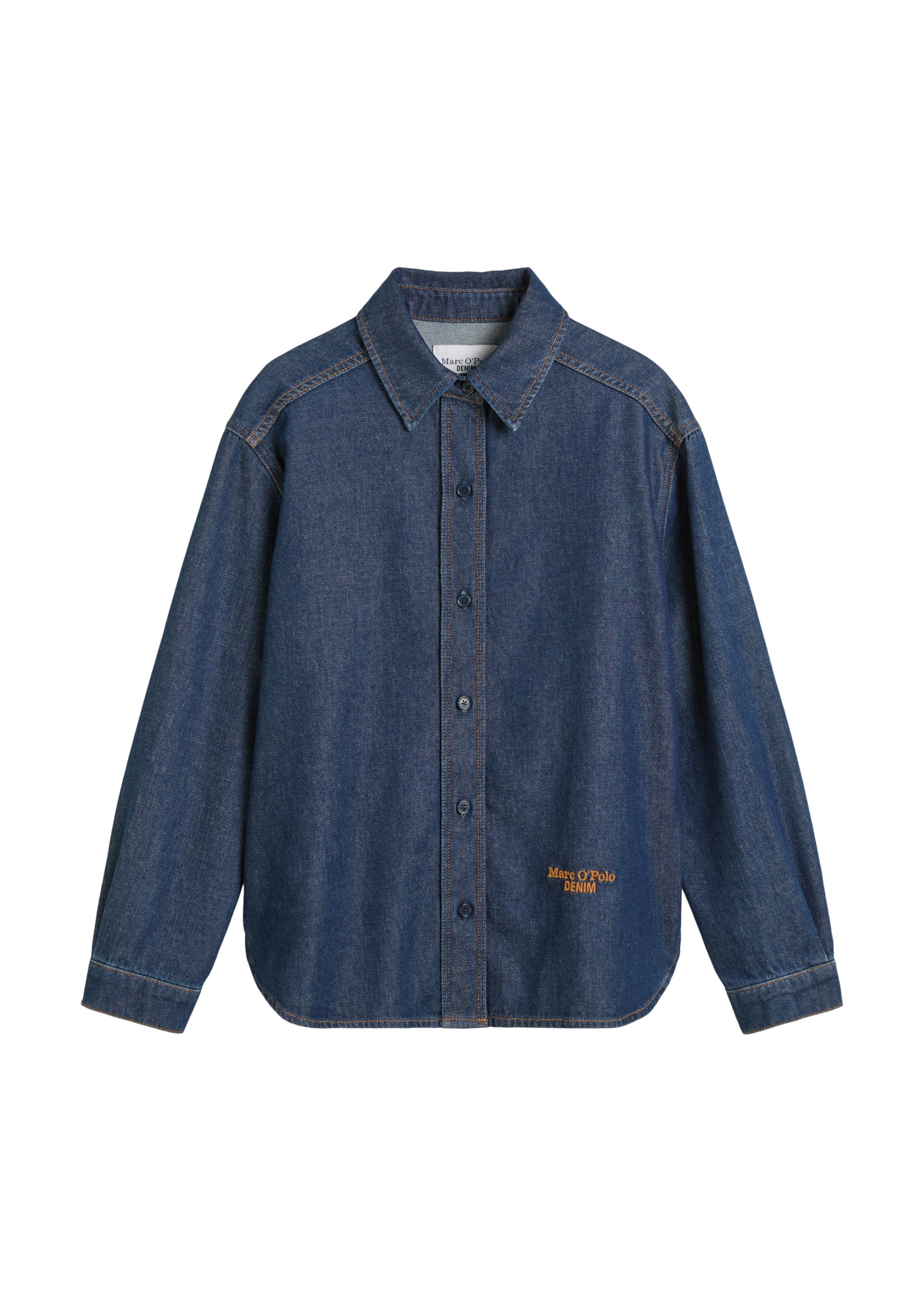Marc O'Polo DENIM Blouse in Blauw: voorkant
