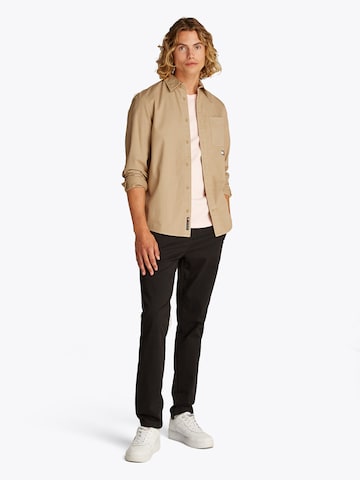 Tommy Jeans Regular Fit Hemd in Beige