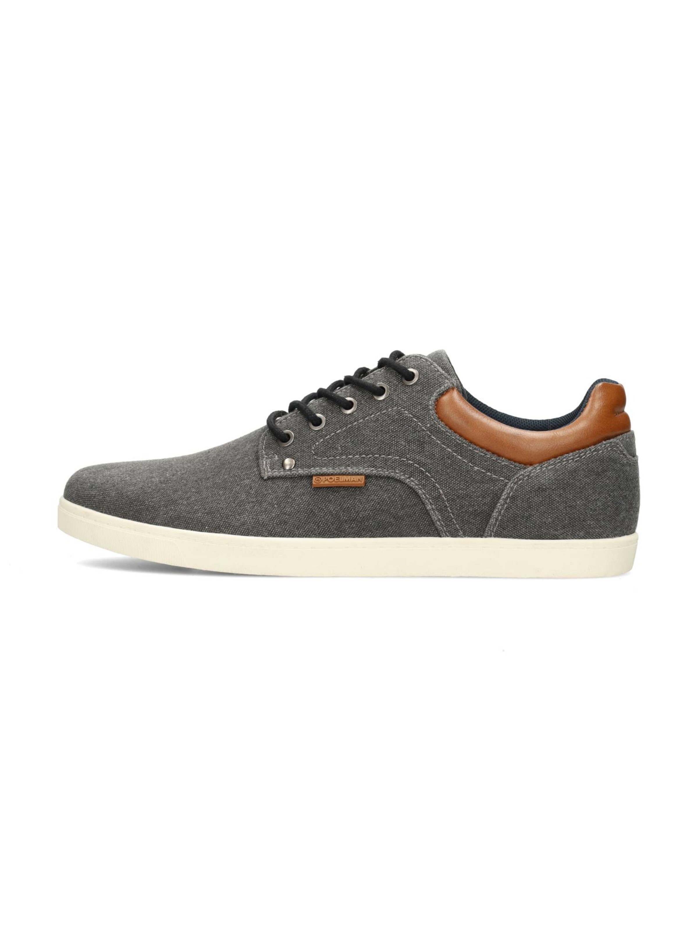 PS Poelman Sneaker 'MARTIN' in Grau: Vorderseite
