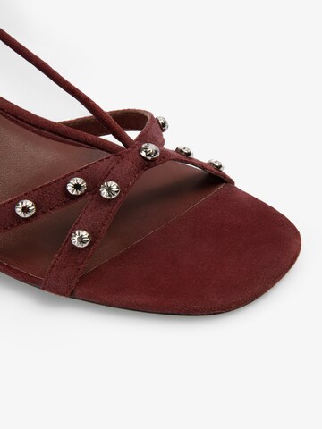 Scalpers Studsheel Sandal ' ' in Rot