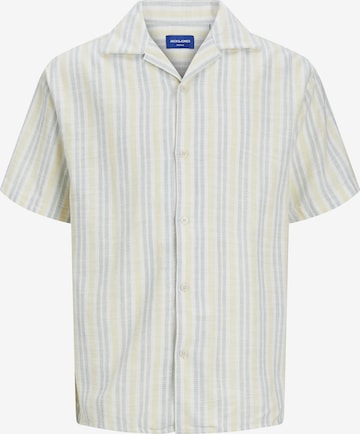 JACK & JONES Comfort fit Button Up Shirt 'Cabana' in Yellow: front