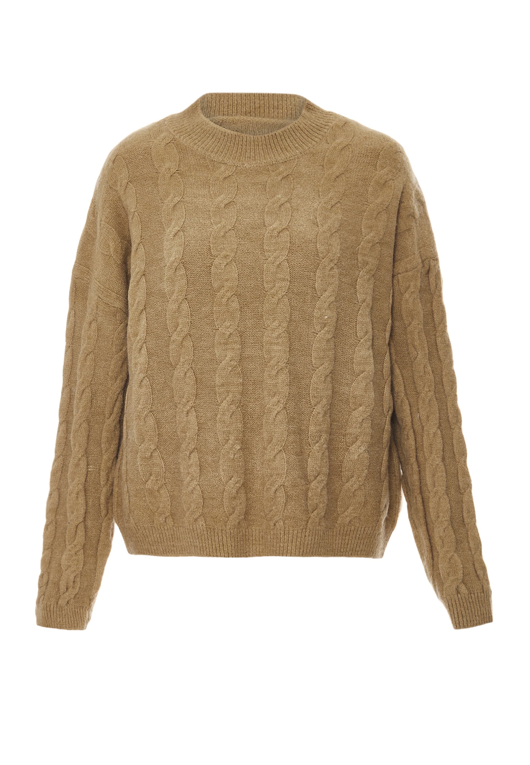 YASANNA - Pullover em castanho: frente