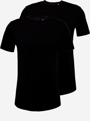 TOM TAILOR DENIM Koszulka w kolorze czarny: przód