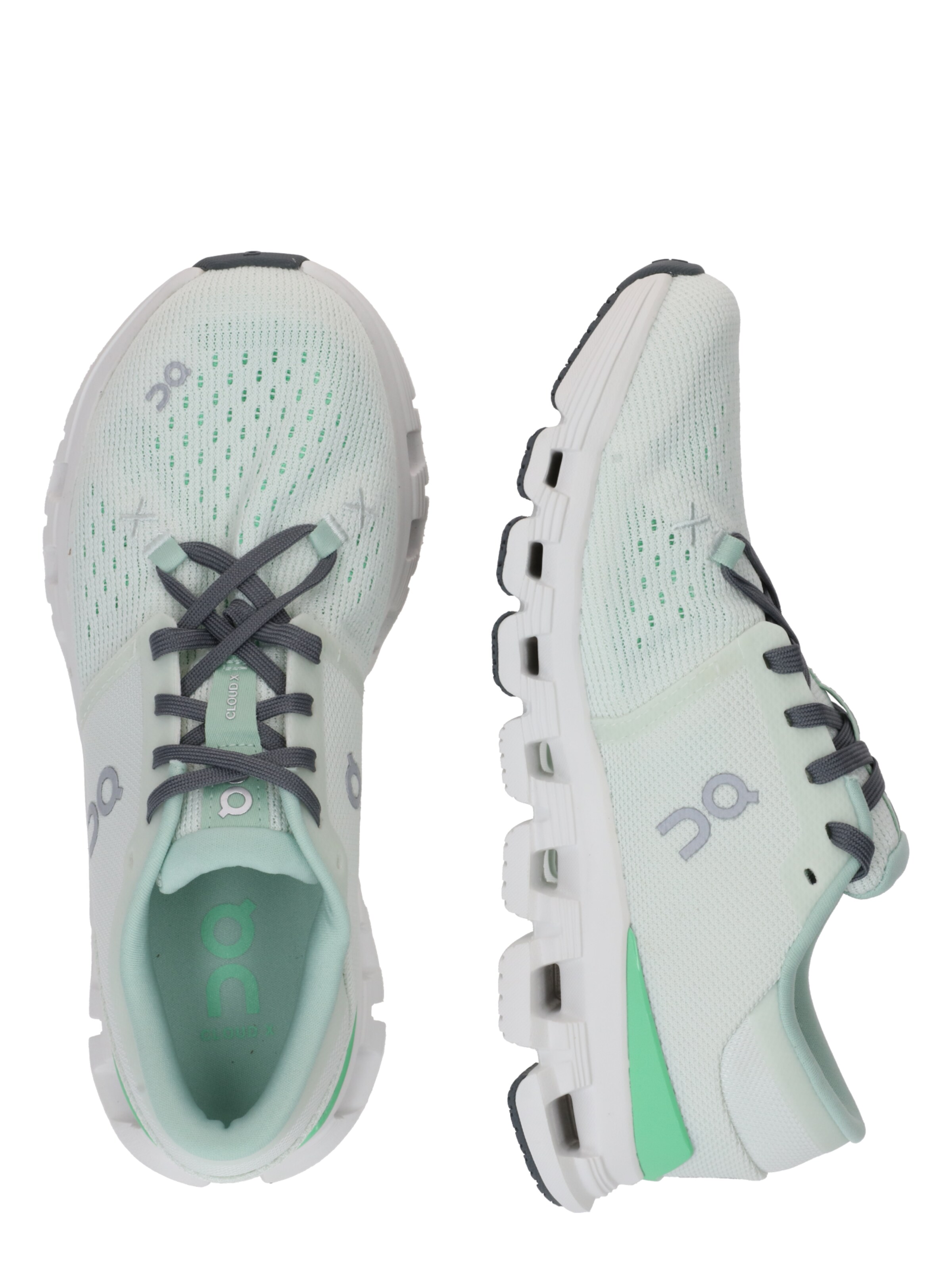 On - Zapatillas de running 'X 4' en verde