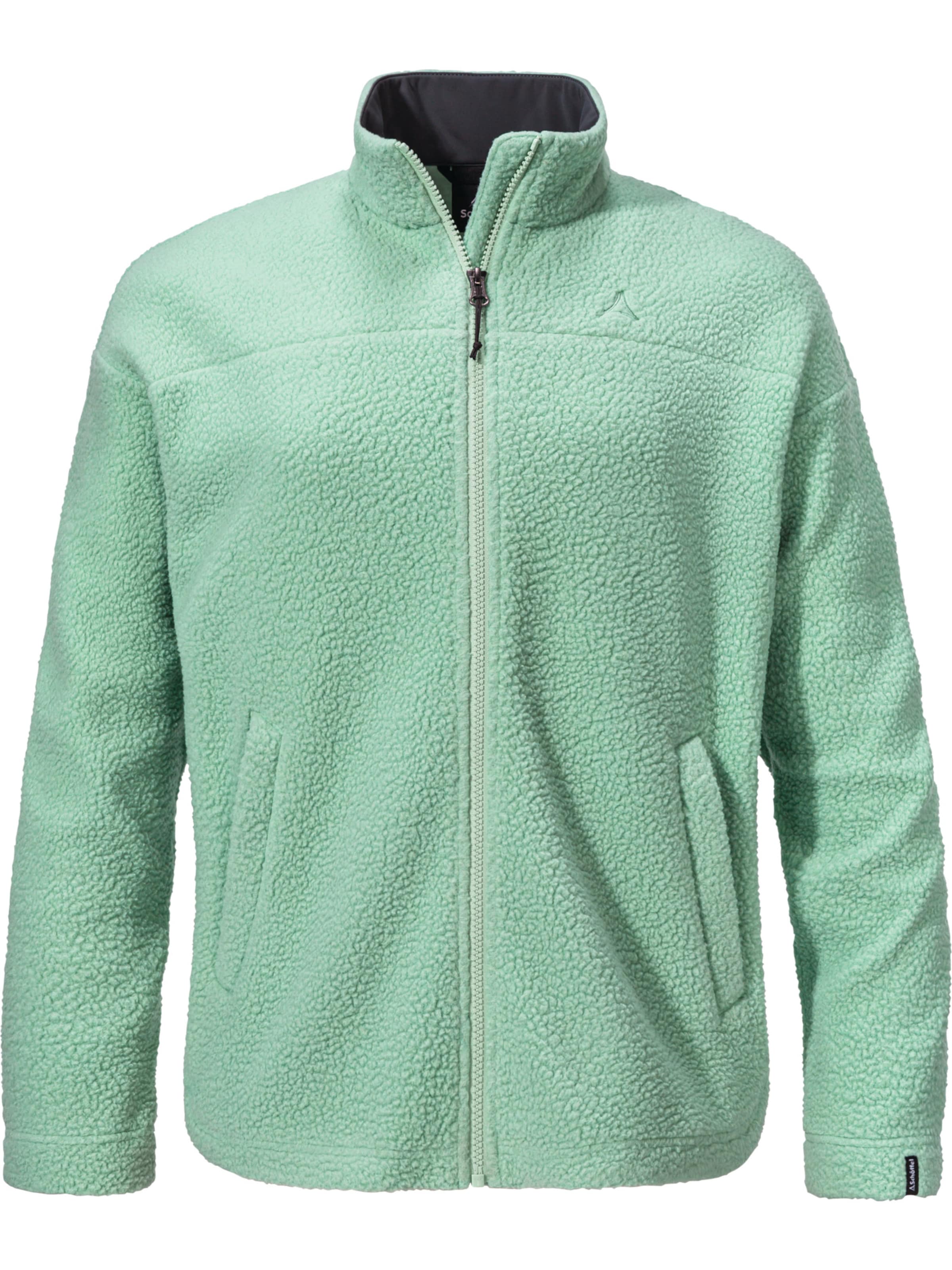 Veste en polaire fonctionnelle 'Purga' Schöffel en vert : devant