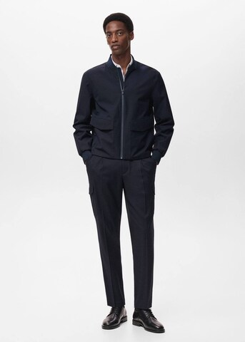 MANGO MAN Between-Season Jacket 'Rill' in Blue