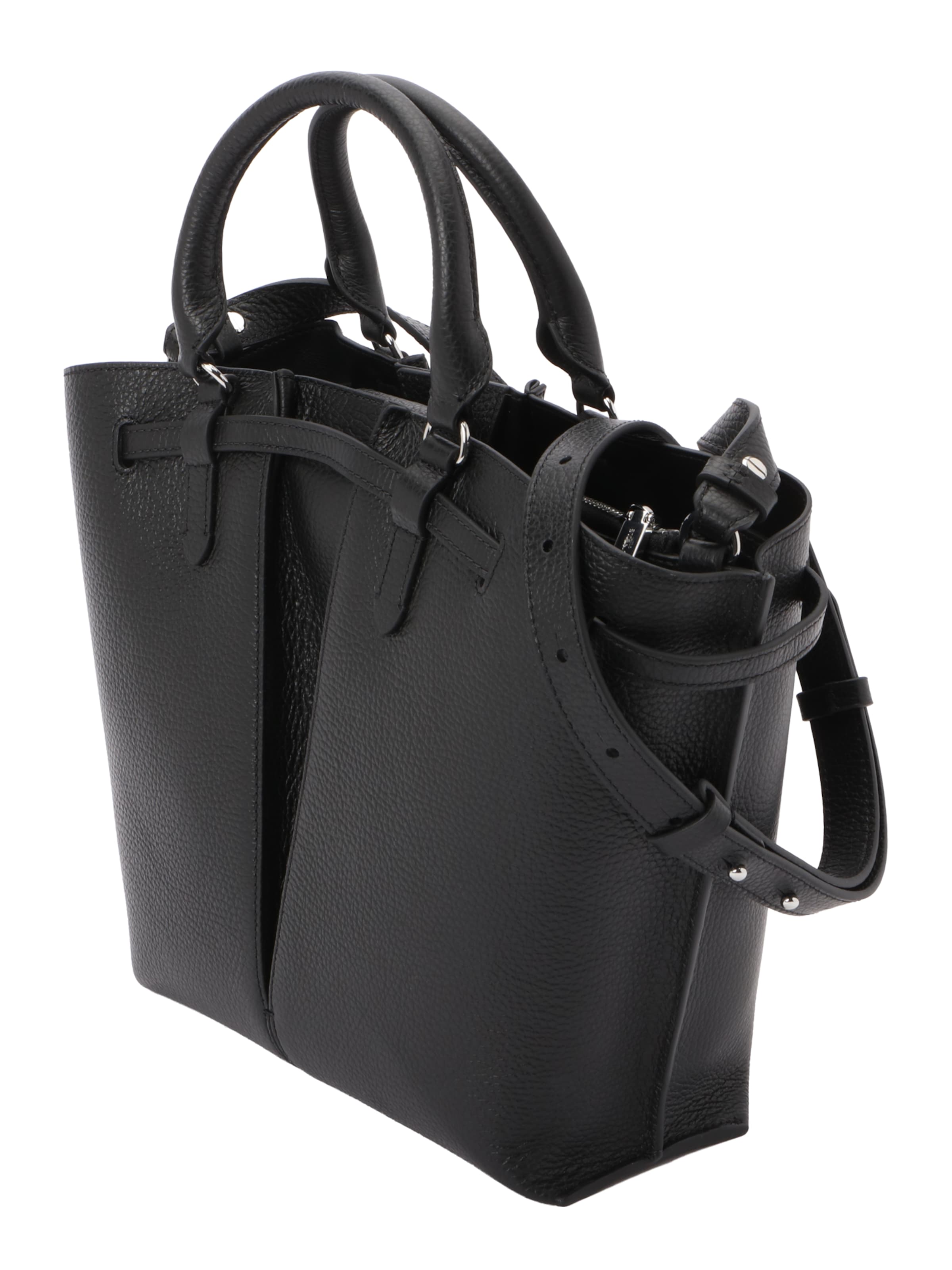 Coccinelle Handväska 'FLORES' i svart: sida